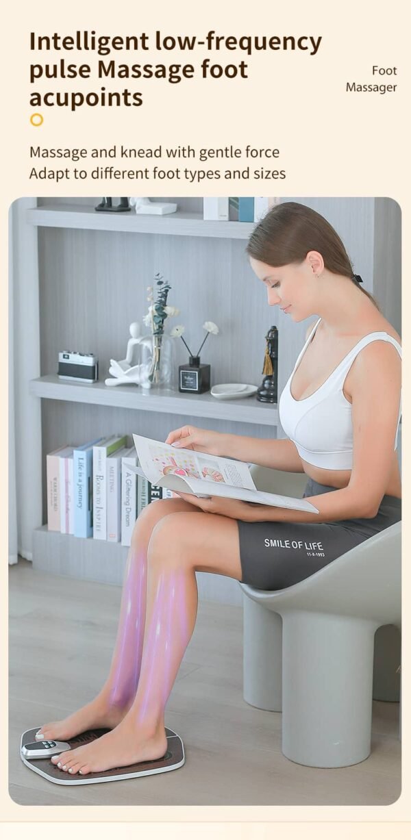 Portable EMS pulse foot massager - Image 2