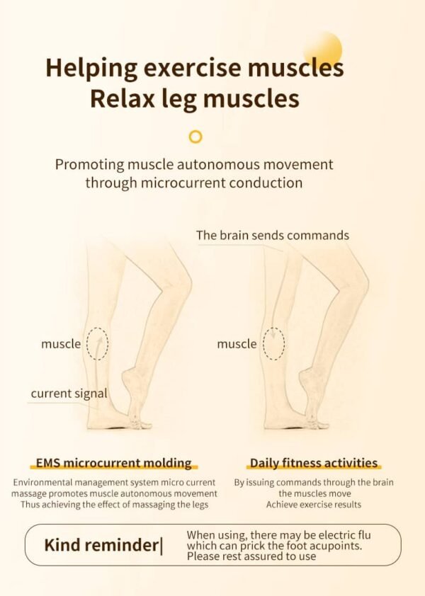 Portable EMS pulse foot massager - Image 5