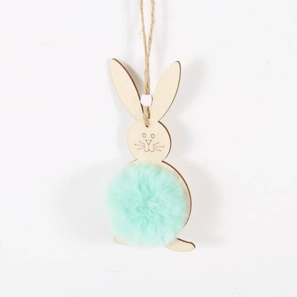 Lovely Bunny Wooden Easter Hanging Decor - Image 4