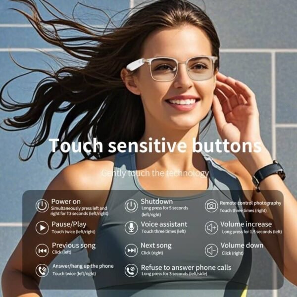 Intelligent bluetooth sunglassess color-changing - Image 5