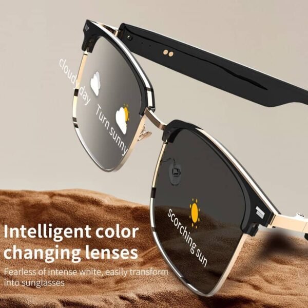 Intelligent bluetooth sunglassess color-changing - Image 2