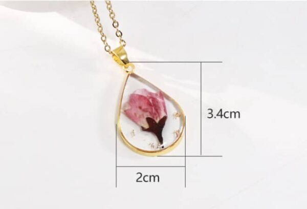 Birth Month Flower Necklace - Image 2