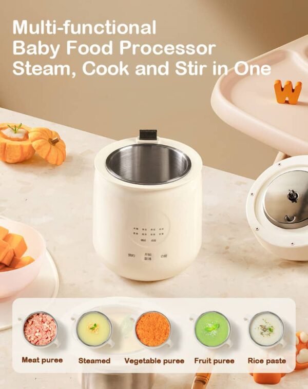 Portable baby food processor made of 316 stainless steel - Image 3