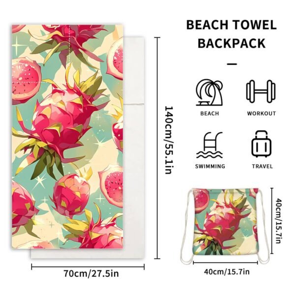 Beach Towel Backpack - Image 5