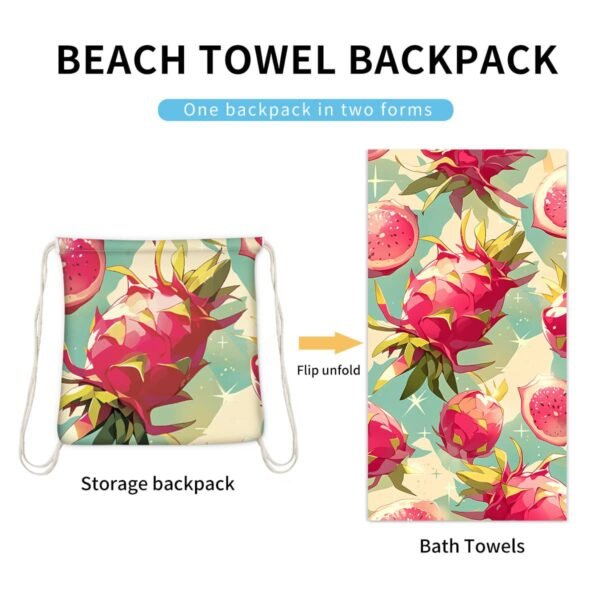 Beach Towel Backpack - Image 6