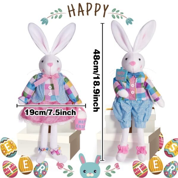 Lovely Easter Bunny Plush Toy - Image 2