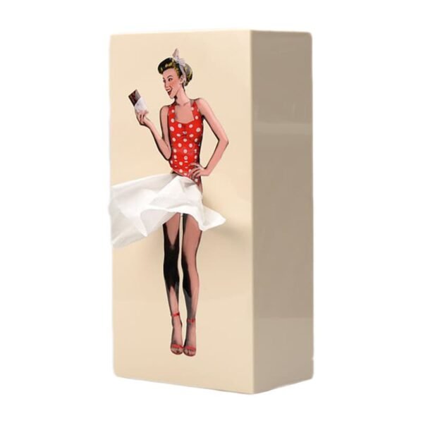 Creative Lady Skirt Tissue Box - Image 3
