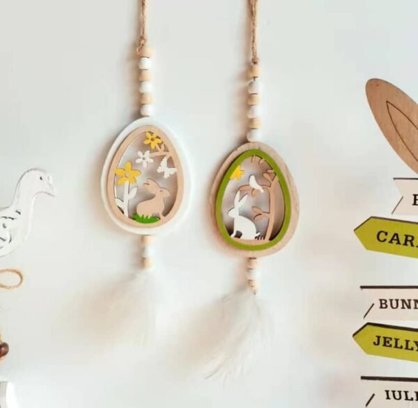 Wooden Hanging Easter Decor Kit