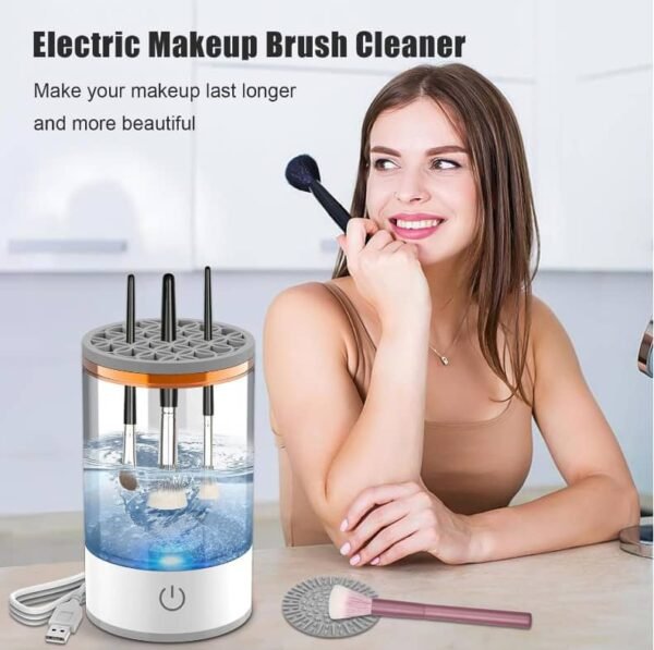 Automatic Makeup Brush Cleaner