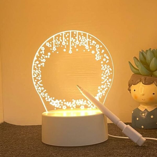 Acrylic Message Board Night Light - Image 5