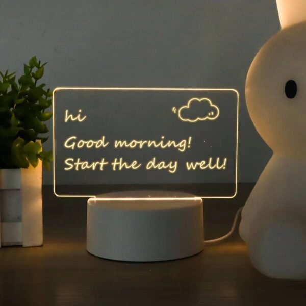 Acrylic Message Board Night Light - Image 2