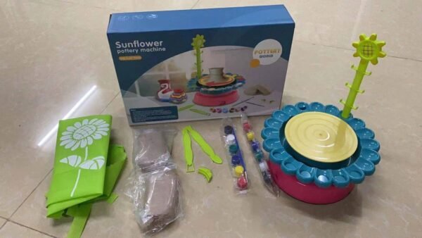 Mini Electrical Pottery Wheel Machine for Kids Crafts - Image 8