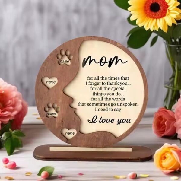 Personalized Mother's Day Gifts Wooden sign