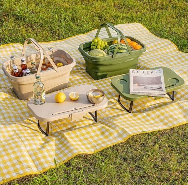 Multifunctional camping basket