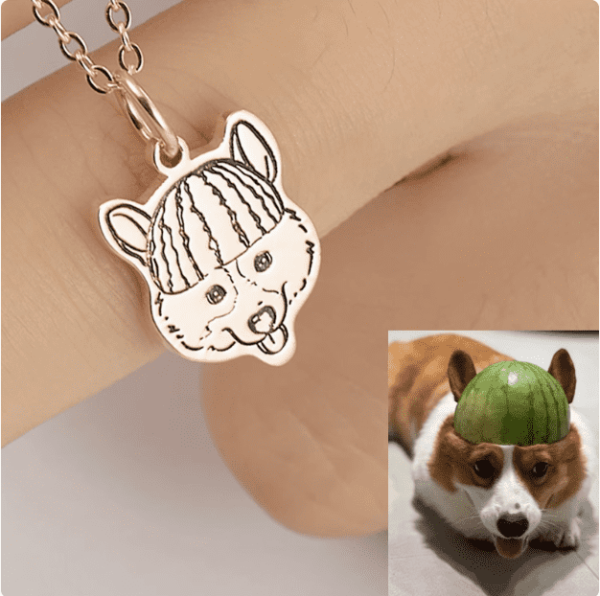 Pet Photo Custom Jewerly Necklace Bracelet and Earrings - Image 5