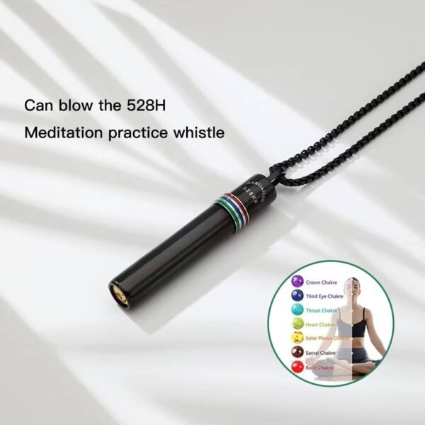 528Hz Meditation Pratice Whistle Breathing Necklace