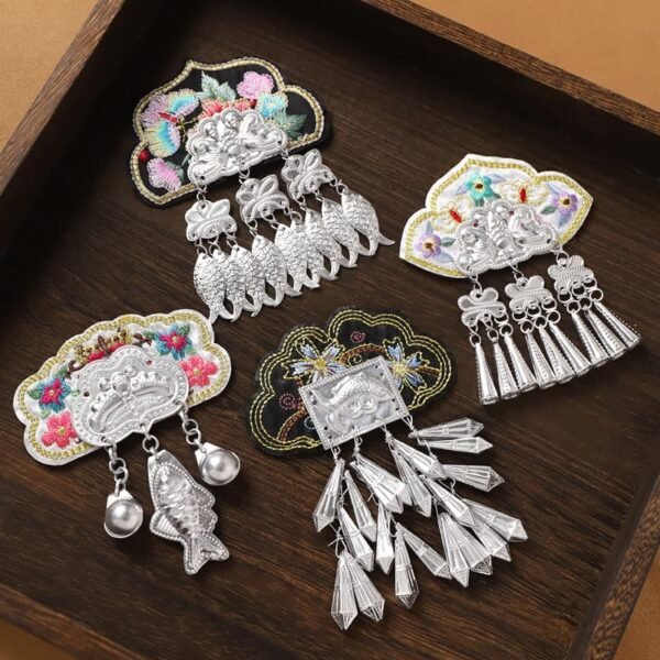 China Travel Culture Souvenirs Guizhou Miao Embroidery Fridge Magnet