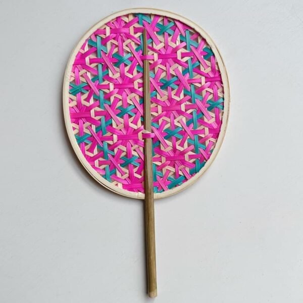 China Travel Culture Souvenirs Vintage Bamboo-woven Fan - Image 3