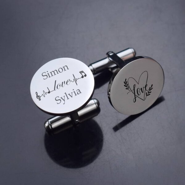 Personalized engraving cufflinks unique gifts