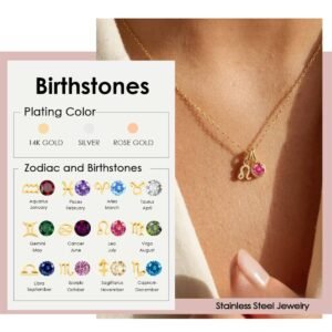 Birthstone necklace for Women
