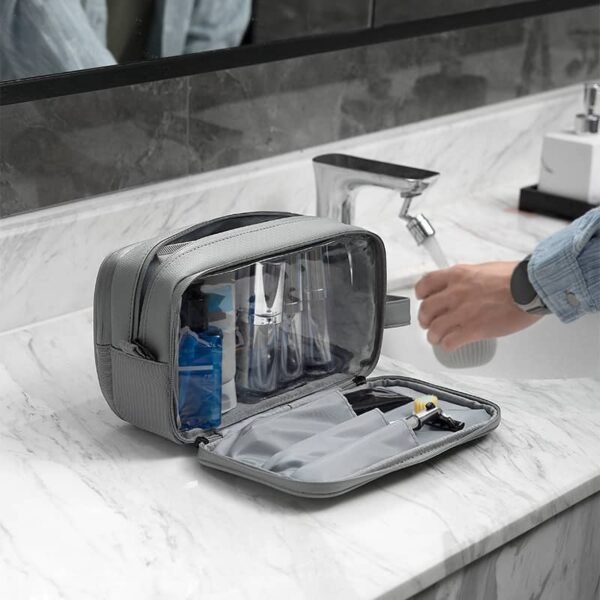 Waterproof vanity bag for travel