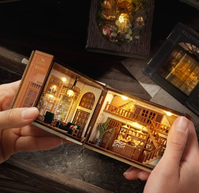 3D Model Wooden Miniature House Building Kit, Unique Handmade Gifts for Birthday