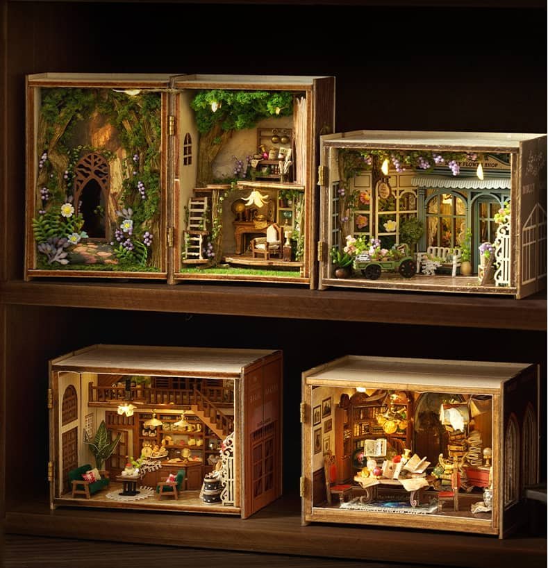 3D Model Wooden Miniature House Building Kit, Unique Handmade Gifts for Birthday - Image 6